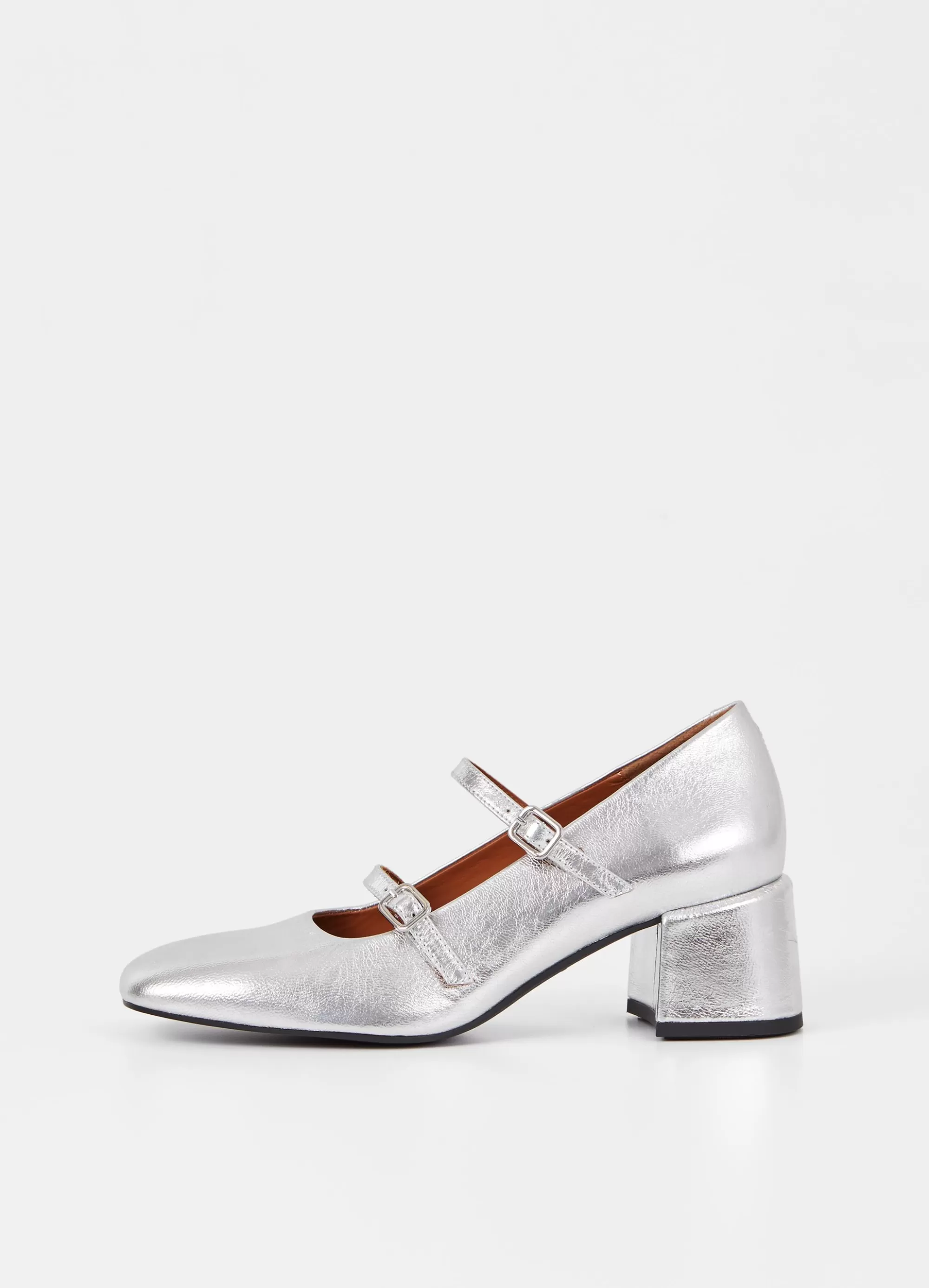 Vagabond Pumps | Mary Janes | ADISON PUMPS Silvermetallicleather