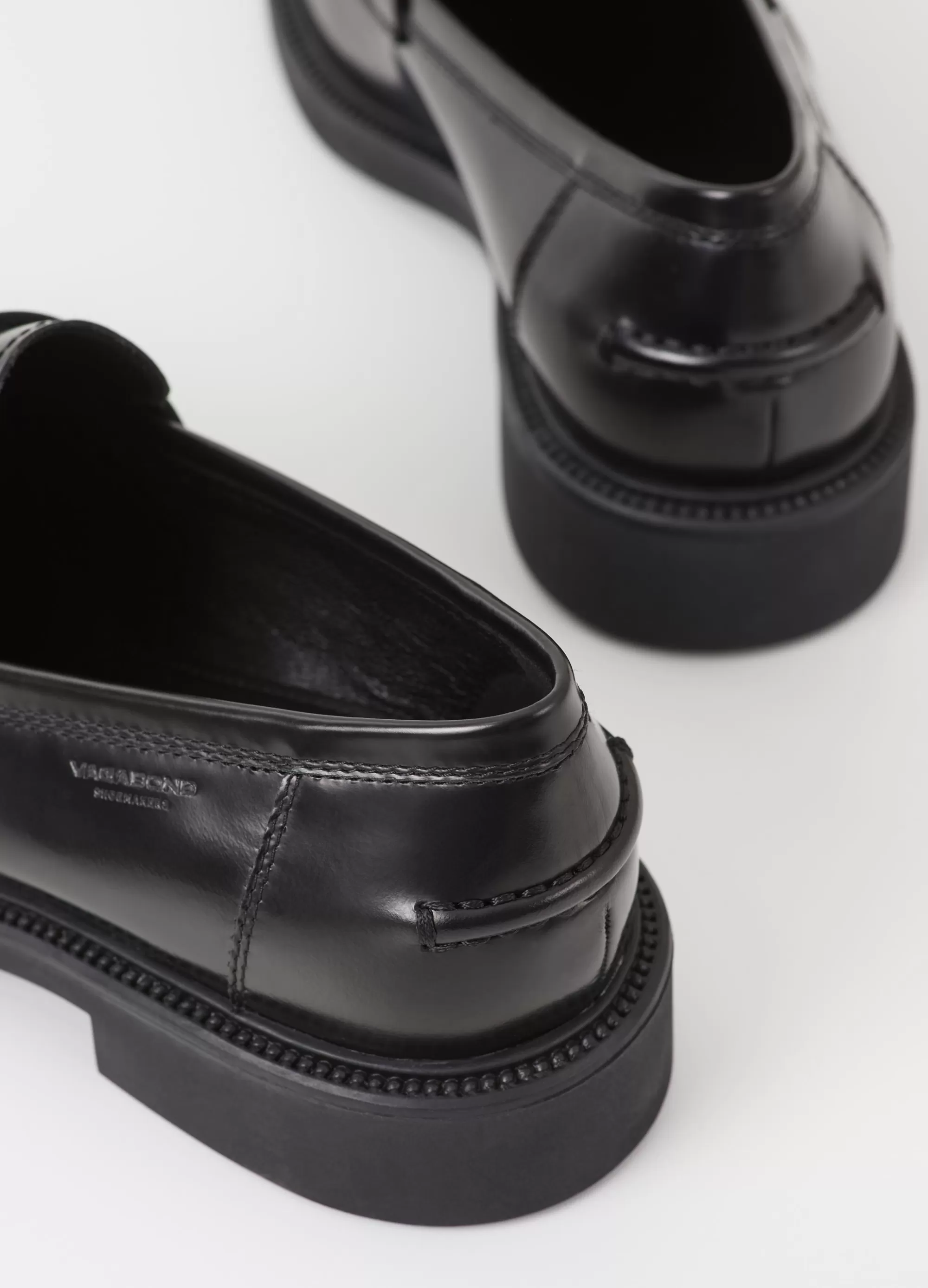 Vagabond Loafers | ALEX M LOAFER Blackpolishedleather