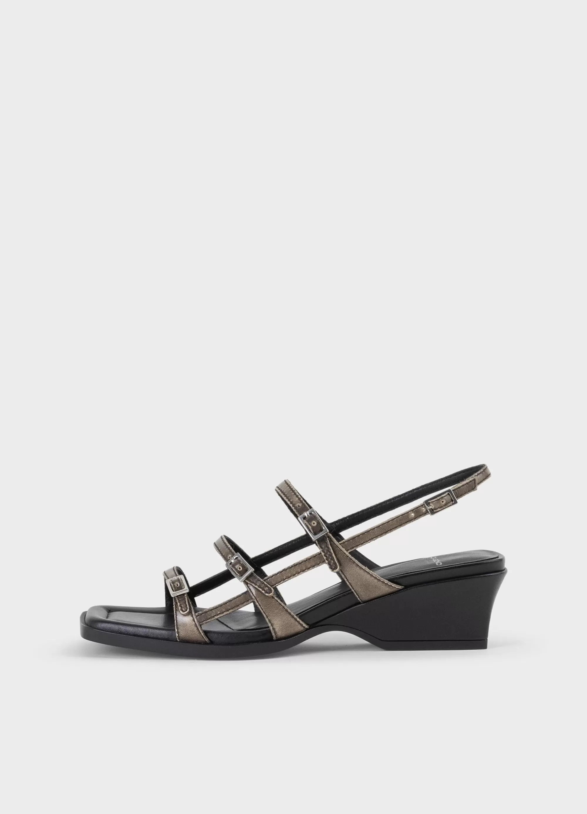 Vagabond Sandals | BESSIE SANDALS LightBrownbrush-offleather