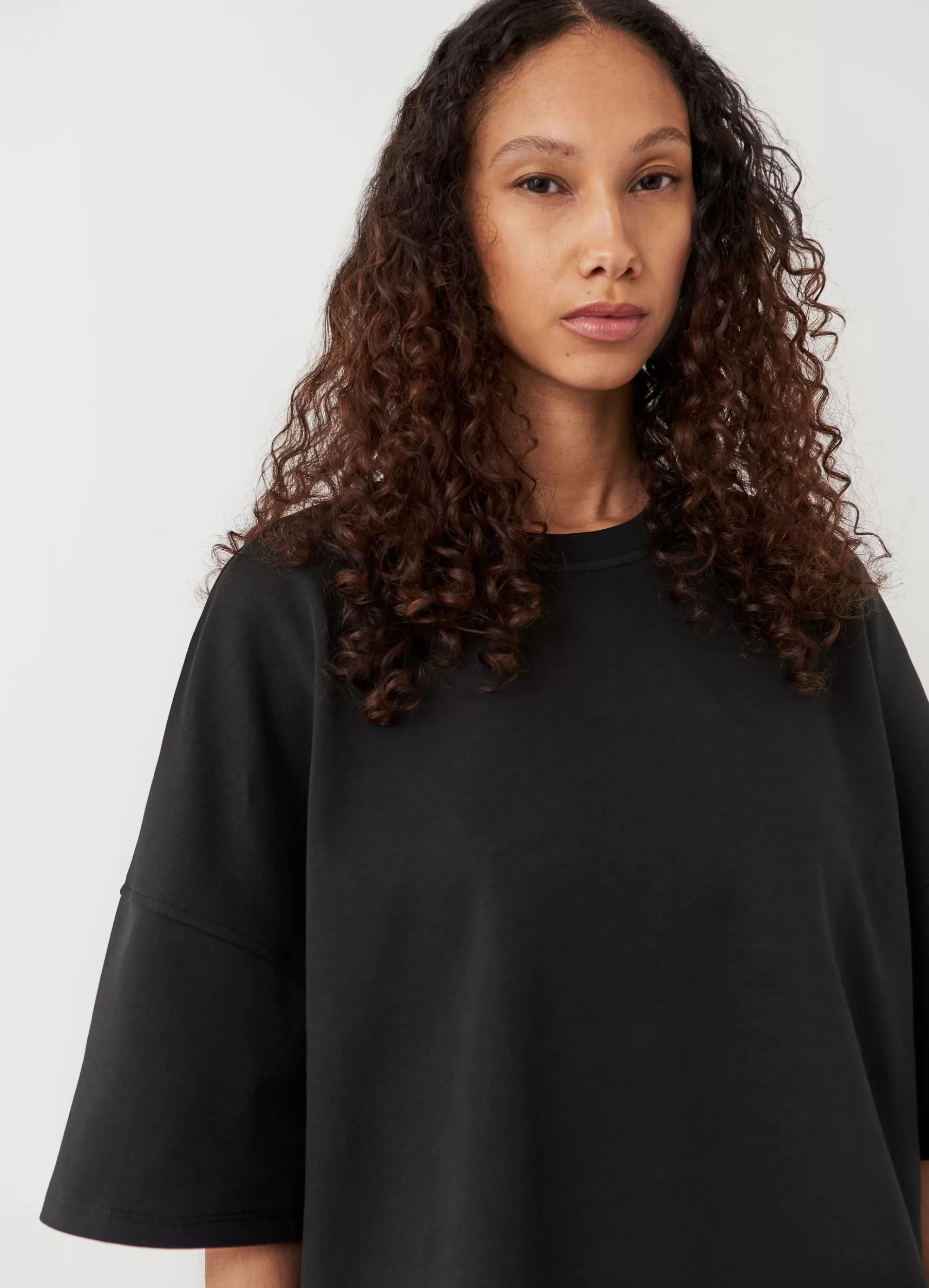 Vagabond Tops | BOXY T-SHIRT W Blacktextile