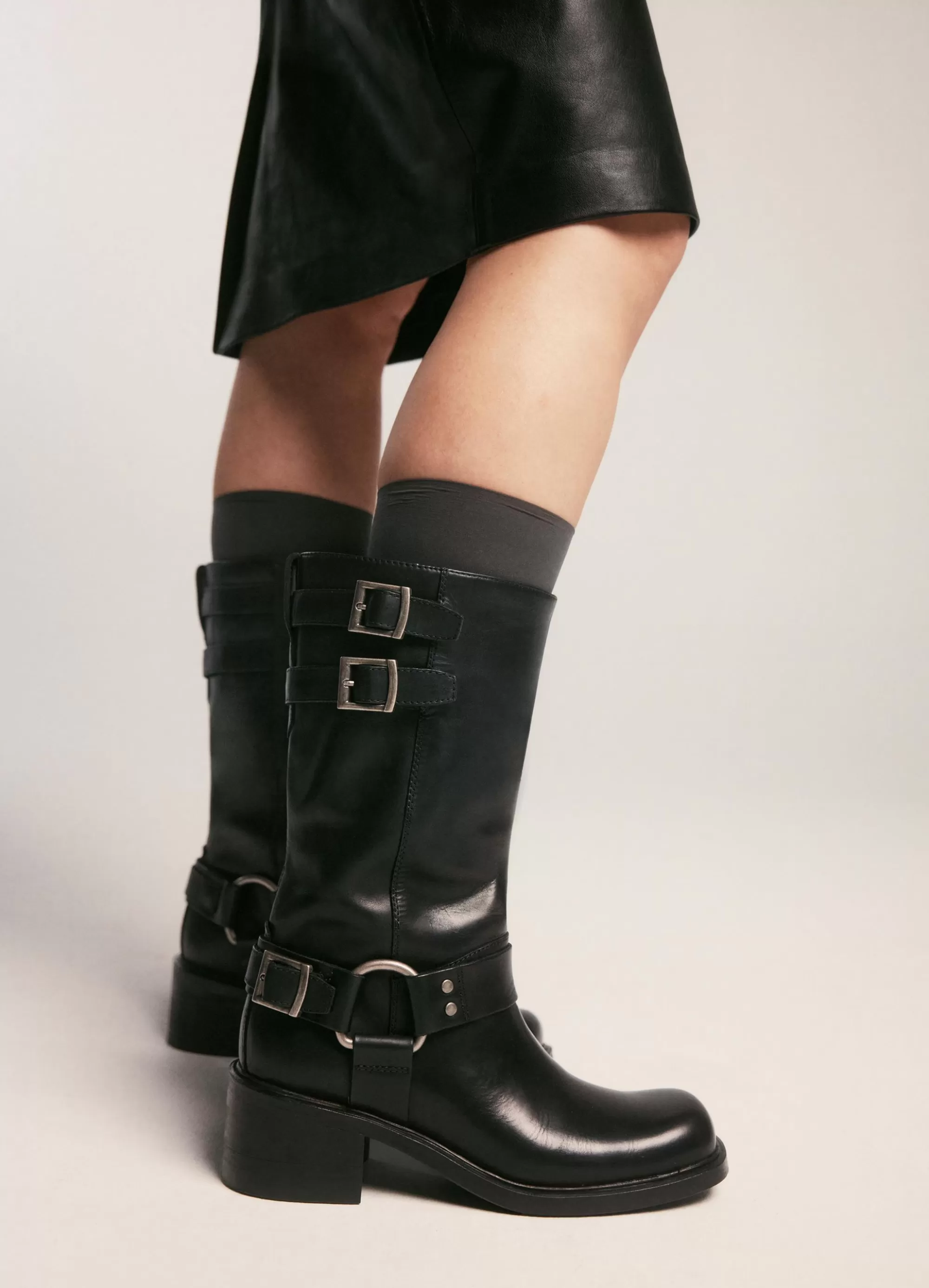 Vagabond Tall Boots | Boots | DANIELLA TALL BOOTS Blackleather