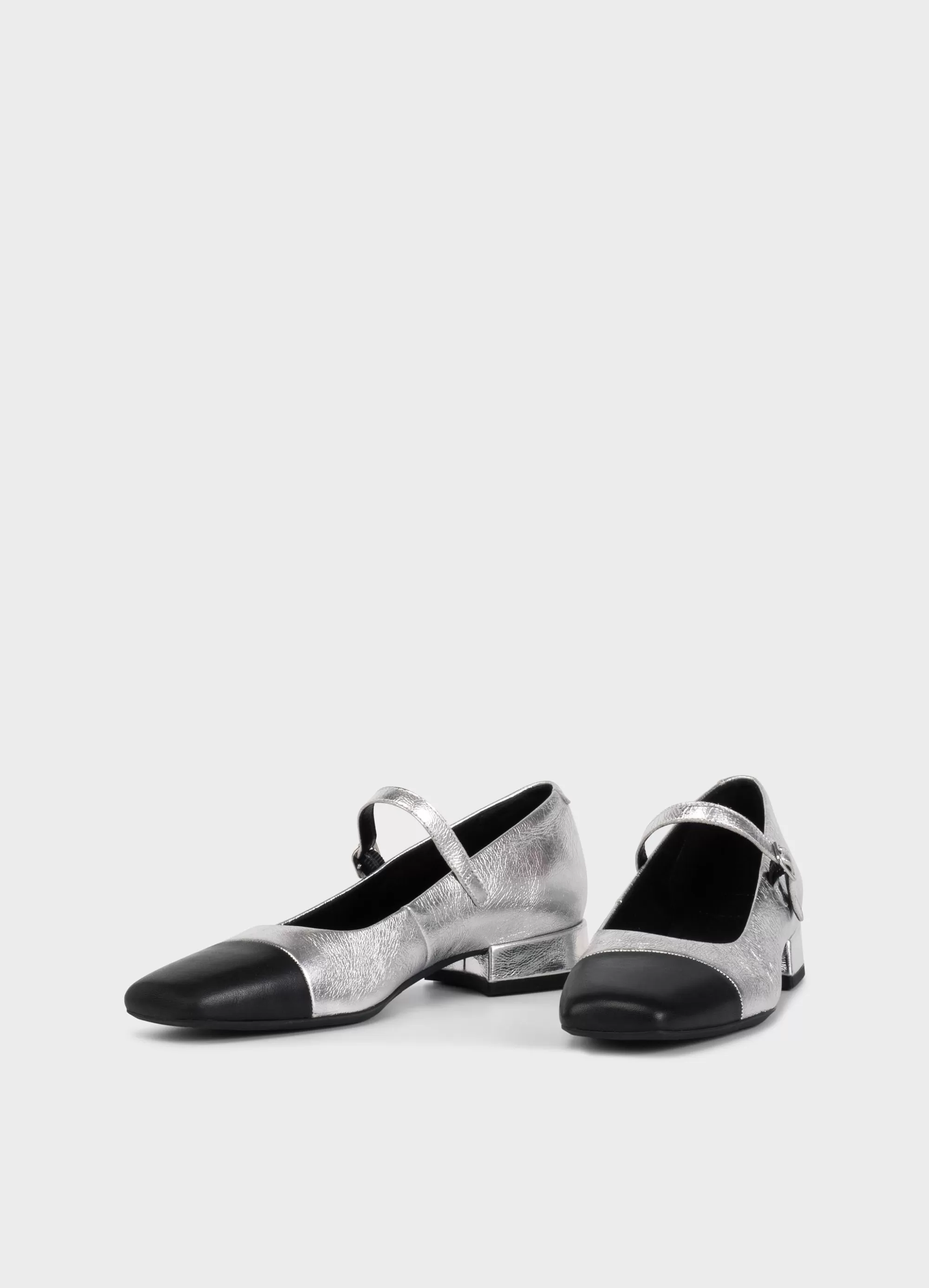 Vagabond Pumps | Mary Janes | DEBBI PUMPS Silverleather/metallic