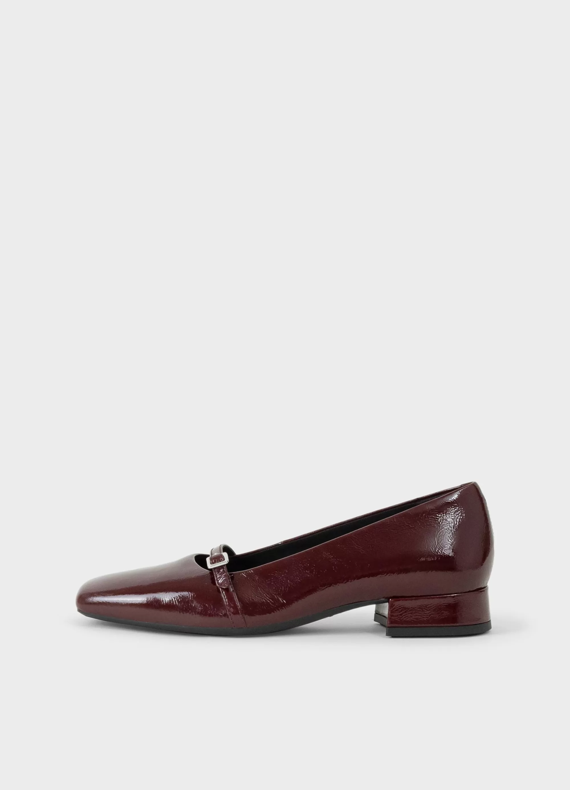 Vagabond Pumps | Mary Janes | DEBBI PUMPS DarkRedpatentleather