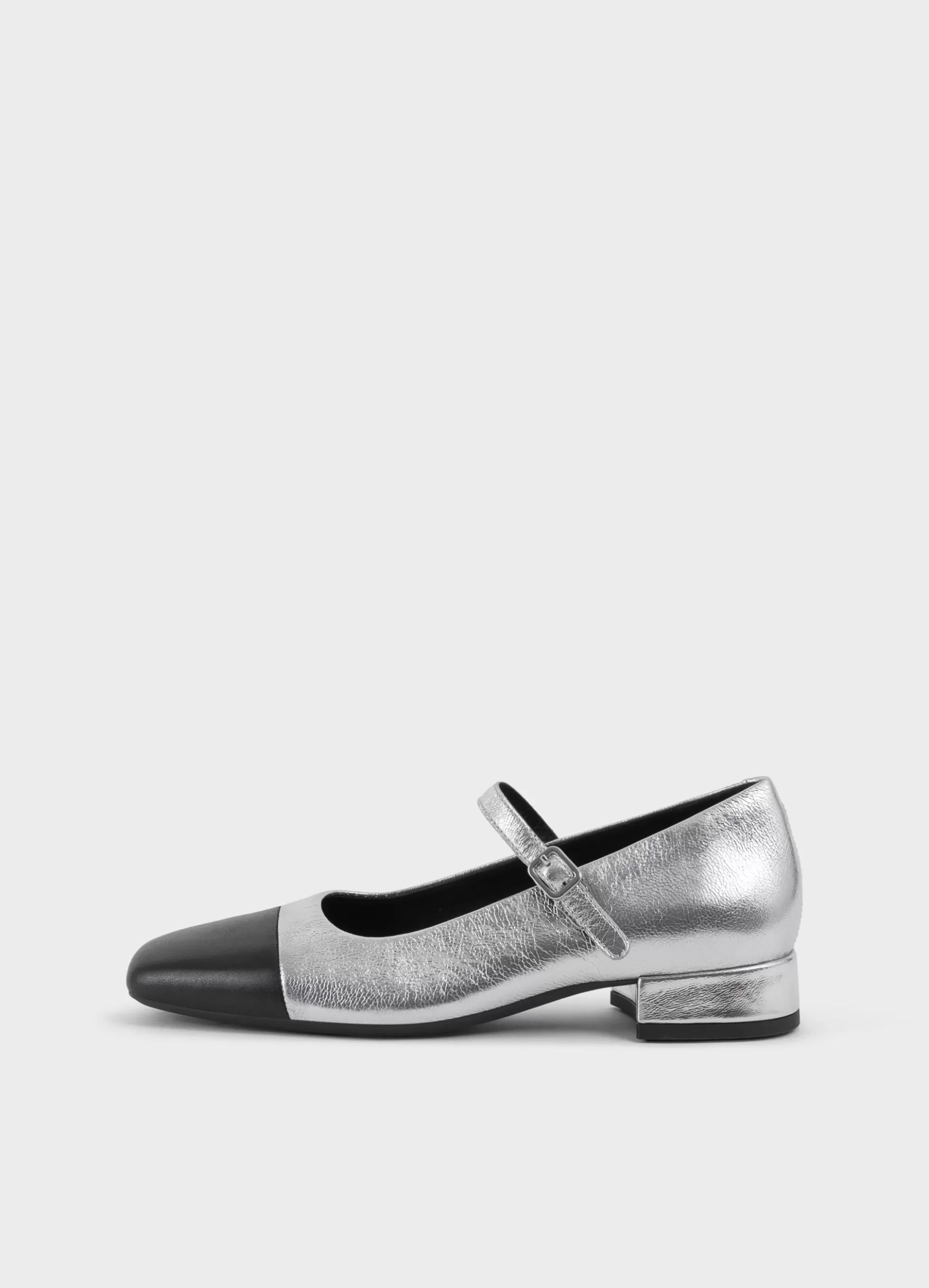 Vagabond Pumps | Mary Janes | DEBBI PUMPS Silverleather/metallic