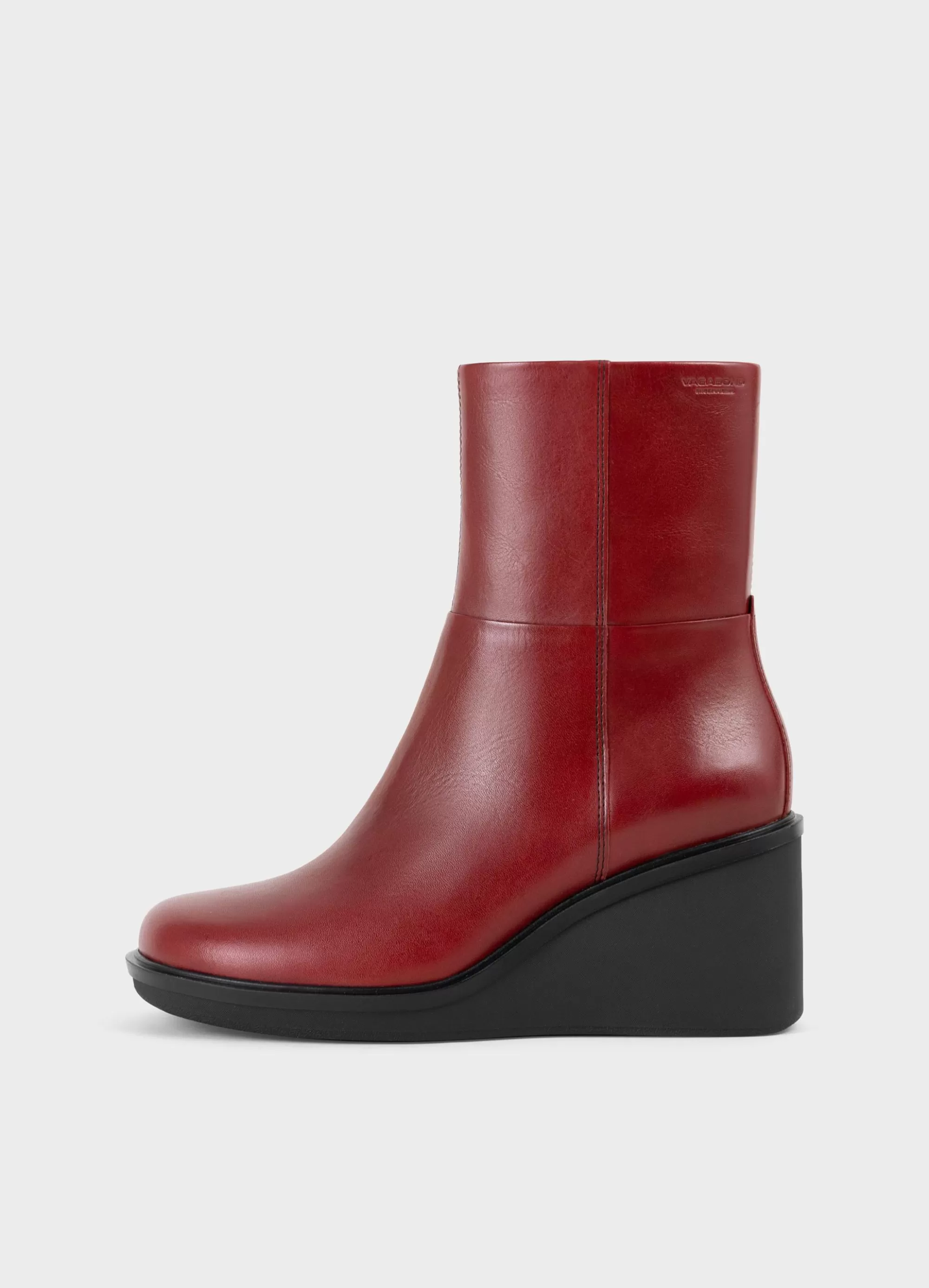 Vagabond Boots | DEENA BOOTS DarkRedleather