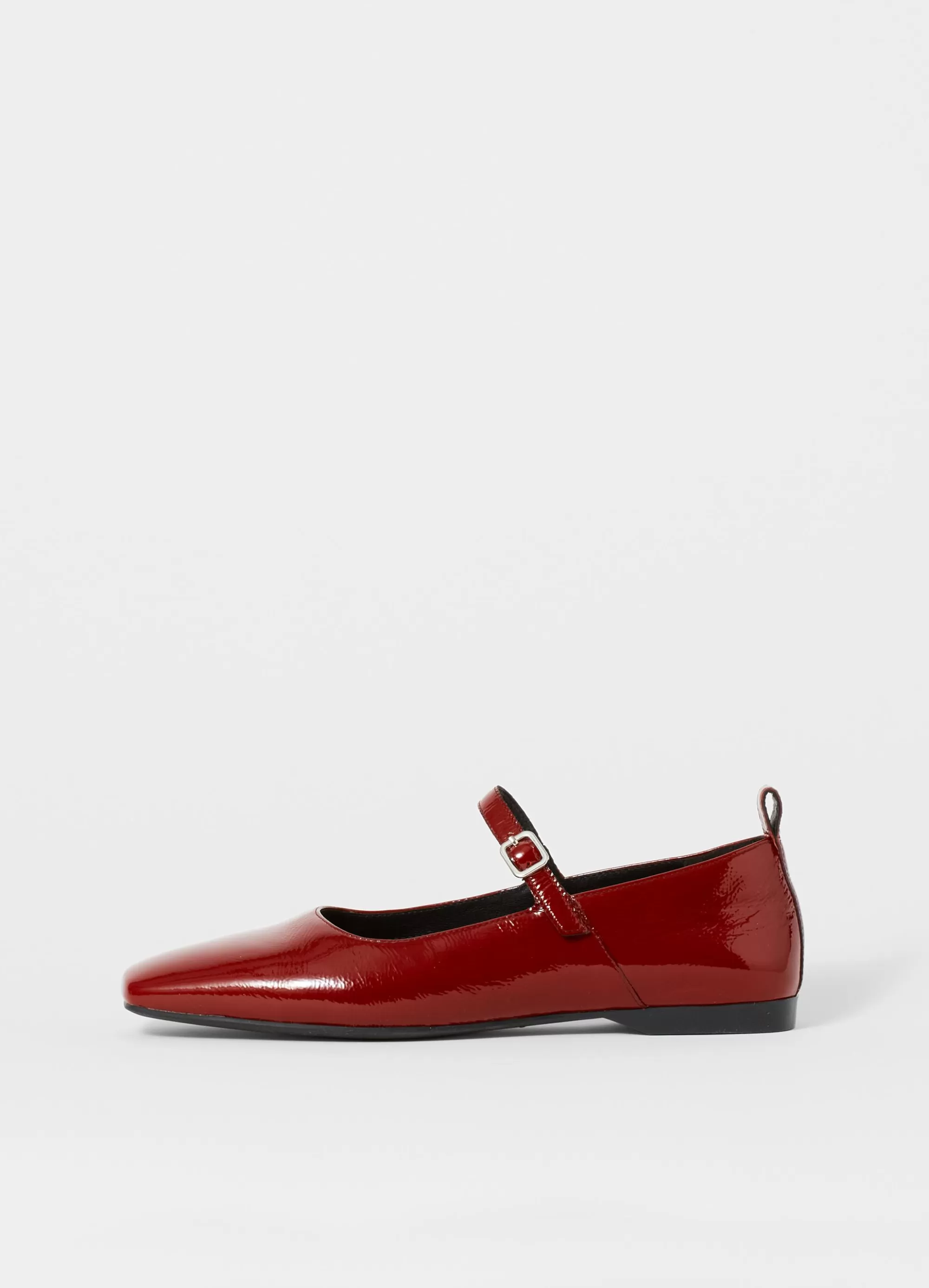 Vagabond Ballet Flats | Mary Janes | DELIA SHOES DarkRedpatentleather