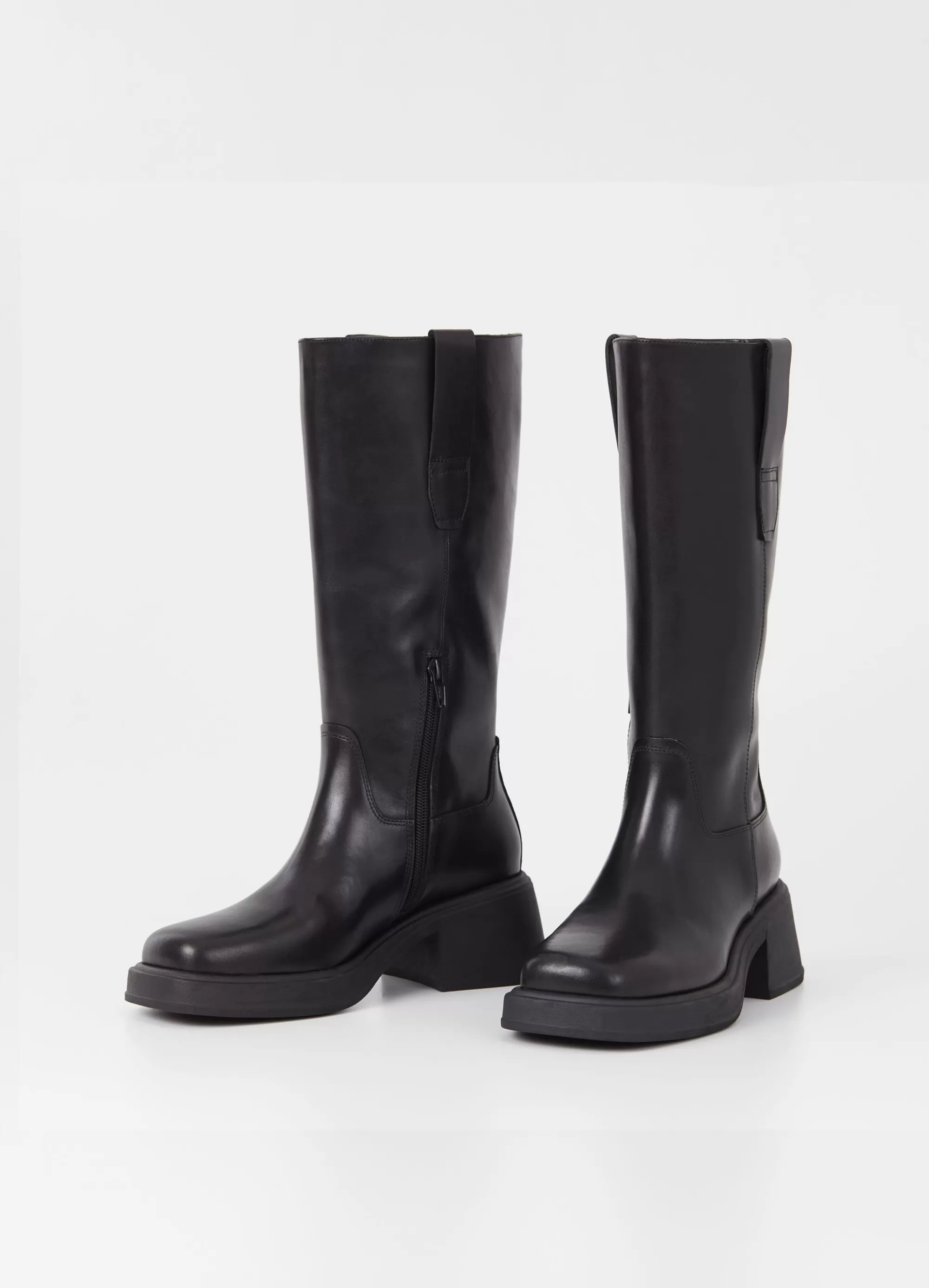 Vagabond Tall Boots | Boots | DORAH TALL BOOTS Blackleather