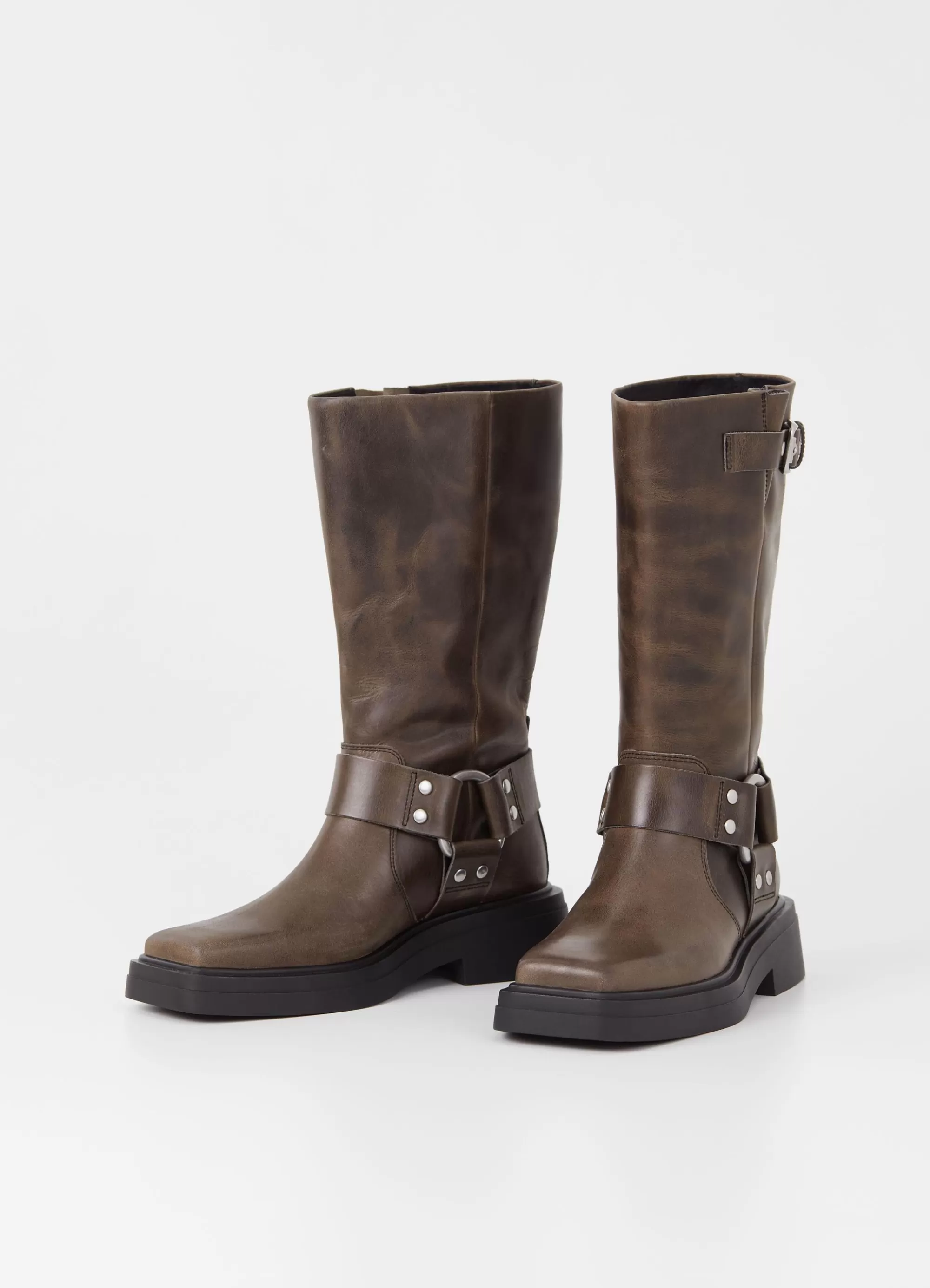 Vagabond Tall Boots | Boots | EYRA TALL BOOTS Brownoilynubuck