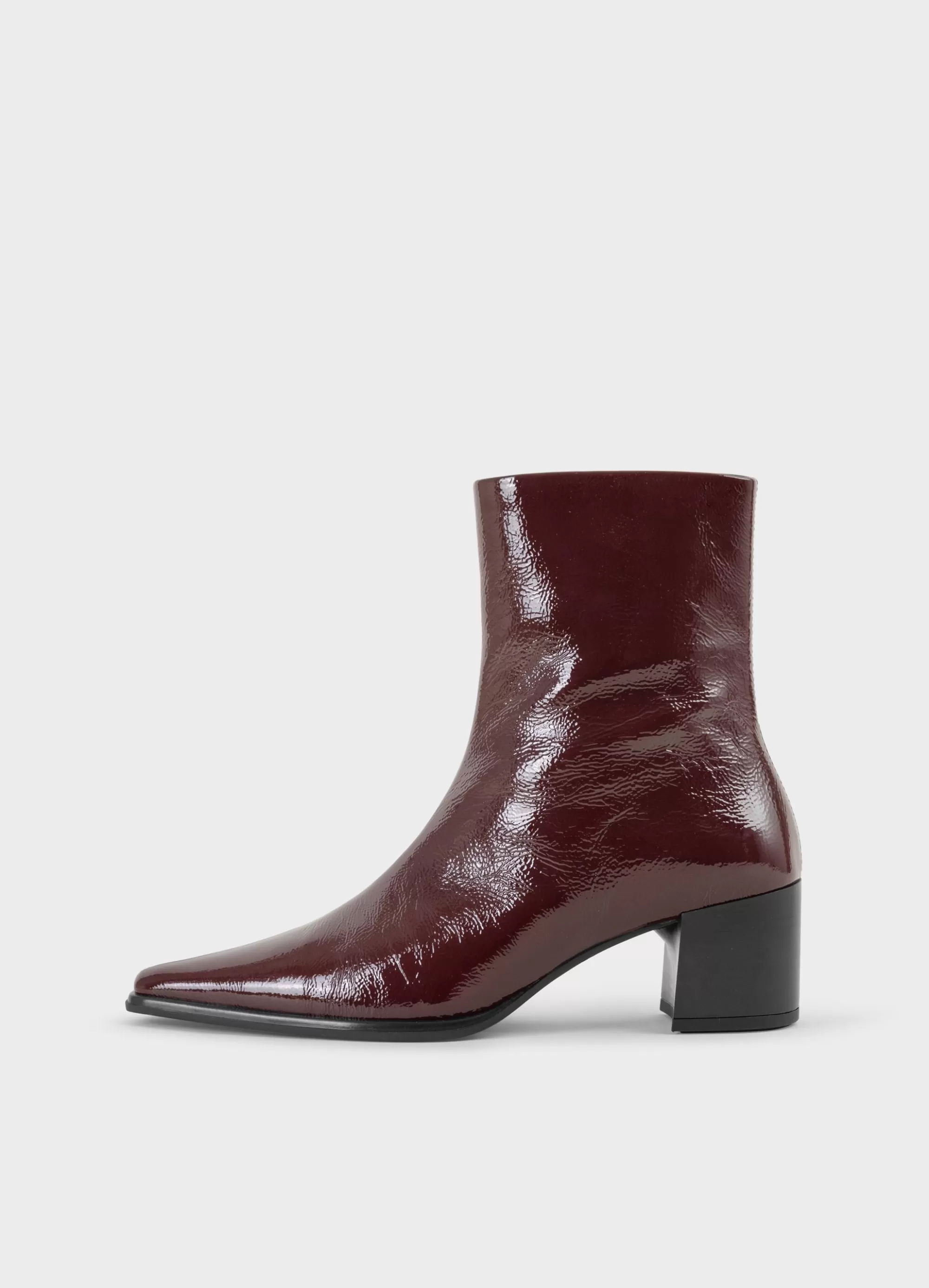 Vagabond Boots | GISELLE BOOTS DarkRedpatentleather