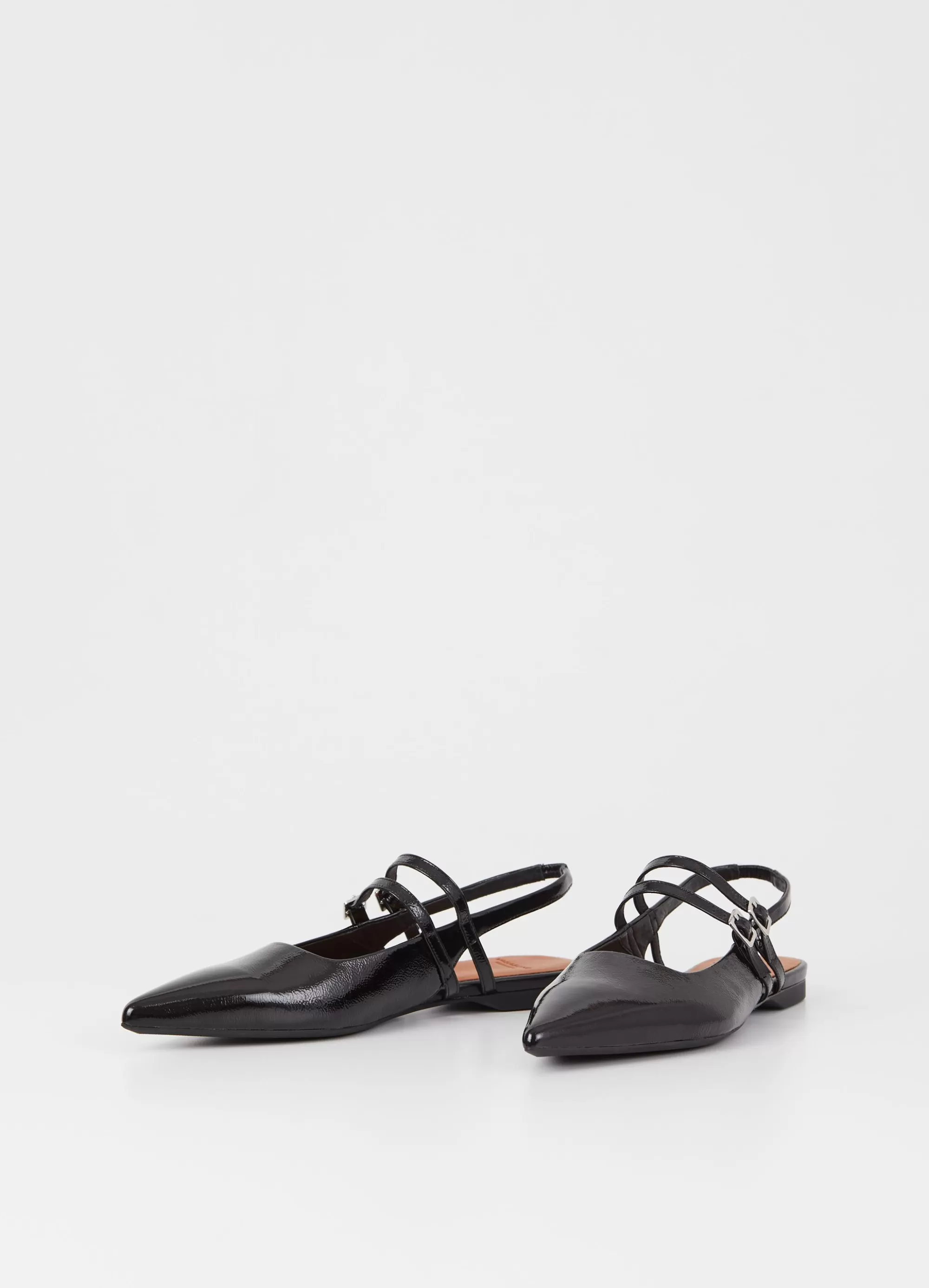 Vagabond Slingbacks | Ballet Flats | HERMINE SHOES Blackpatentleather