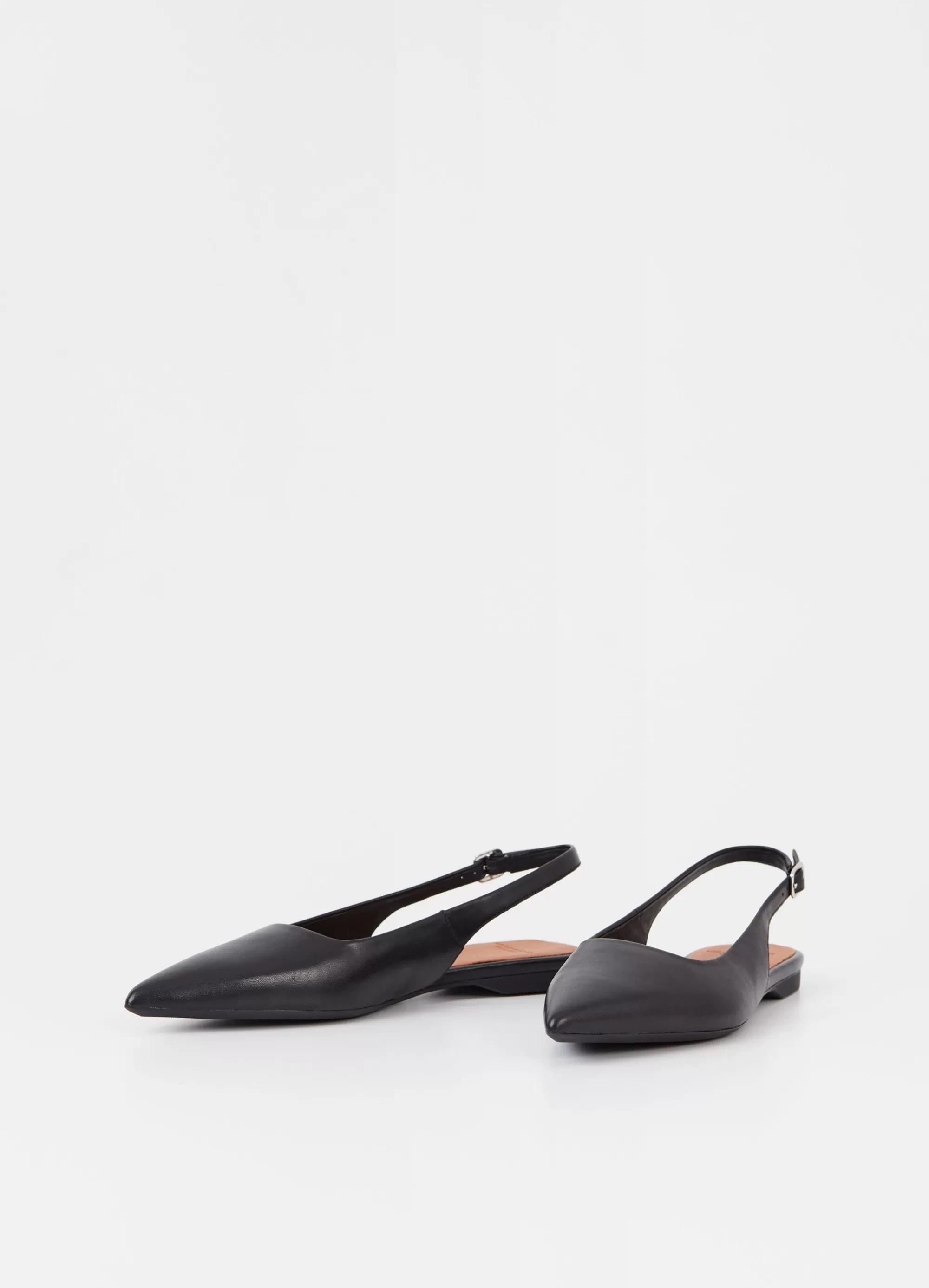 Vagabond Slingbacks | Ballet Flats | HERMINE SHOES Blackleather