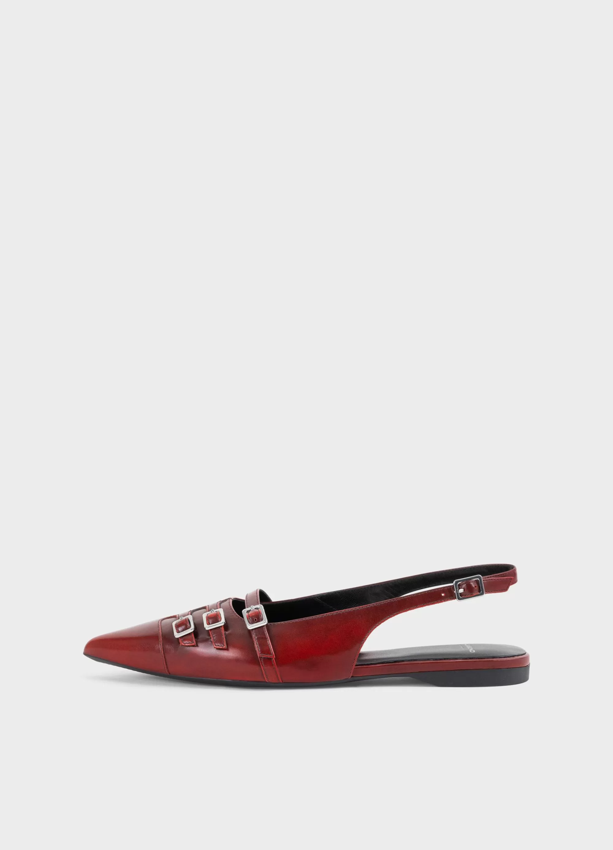 Vagabond Slingbacks | Ballet Flats | HERMINE SHOES Redbrush-offleather