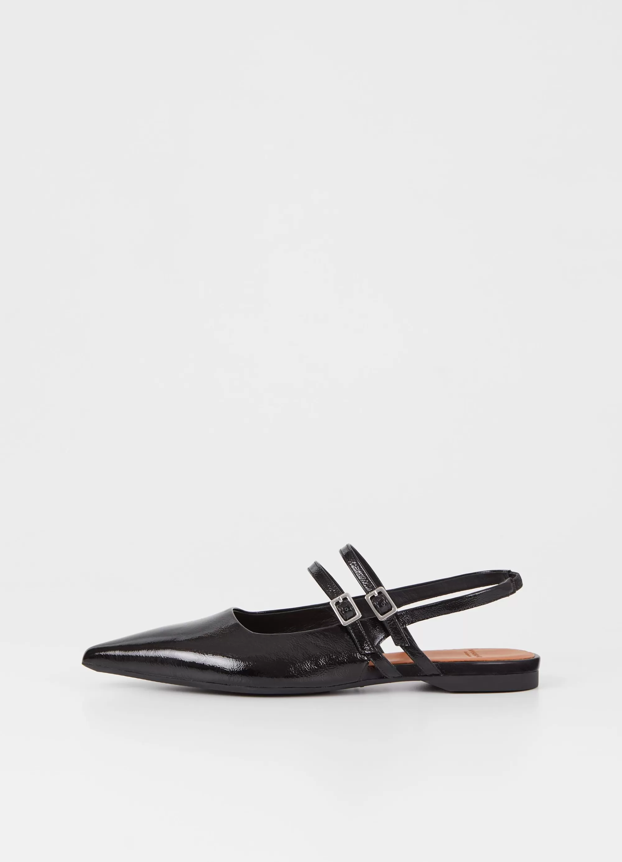 Vagabond Slingbacks | Ballet Flats | HERMINE SHOES Blackpatentleather