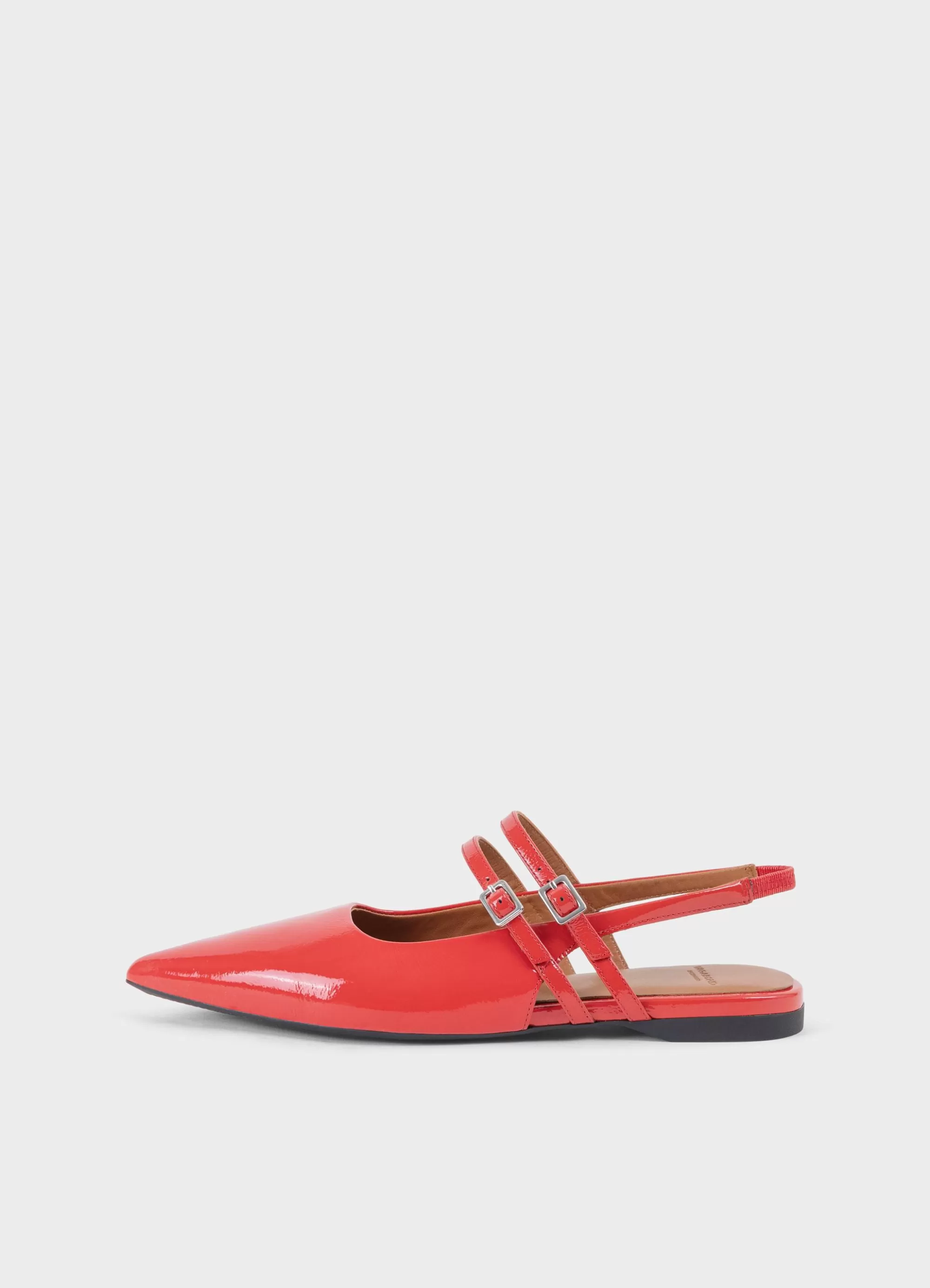 Vagabond Slingbacks | Ballet Flats | HERMINE SHOES Redpatentleather