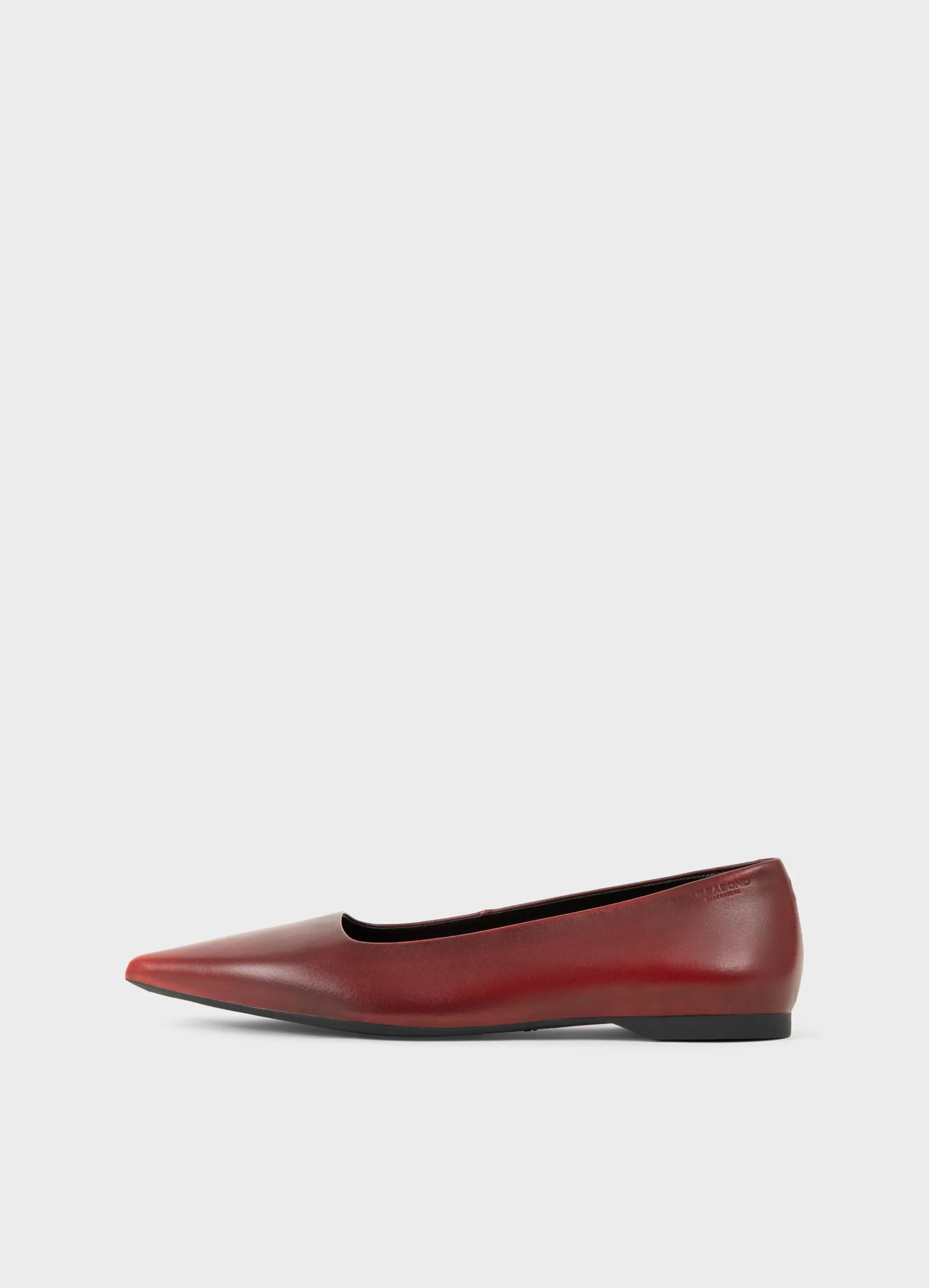 Vagabond Ballet Flats | HERMINE SHOES Redbrush-offleather