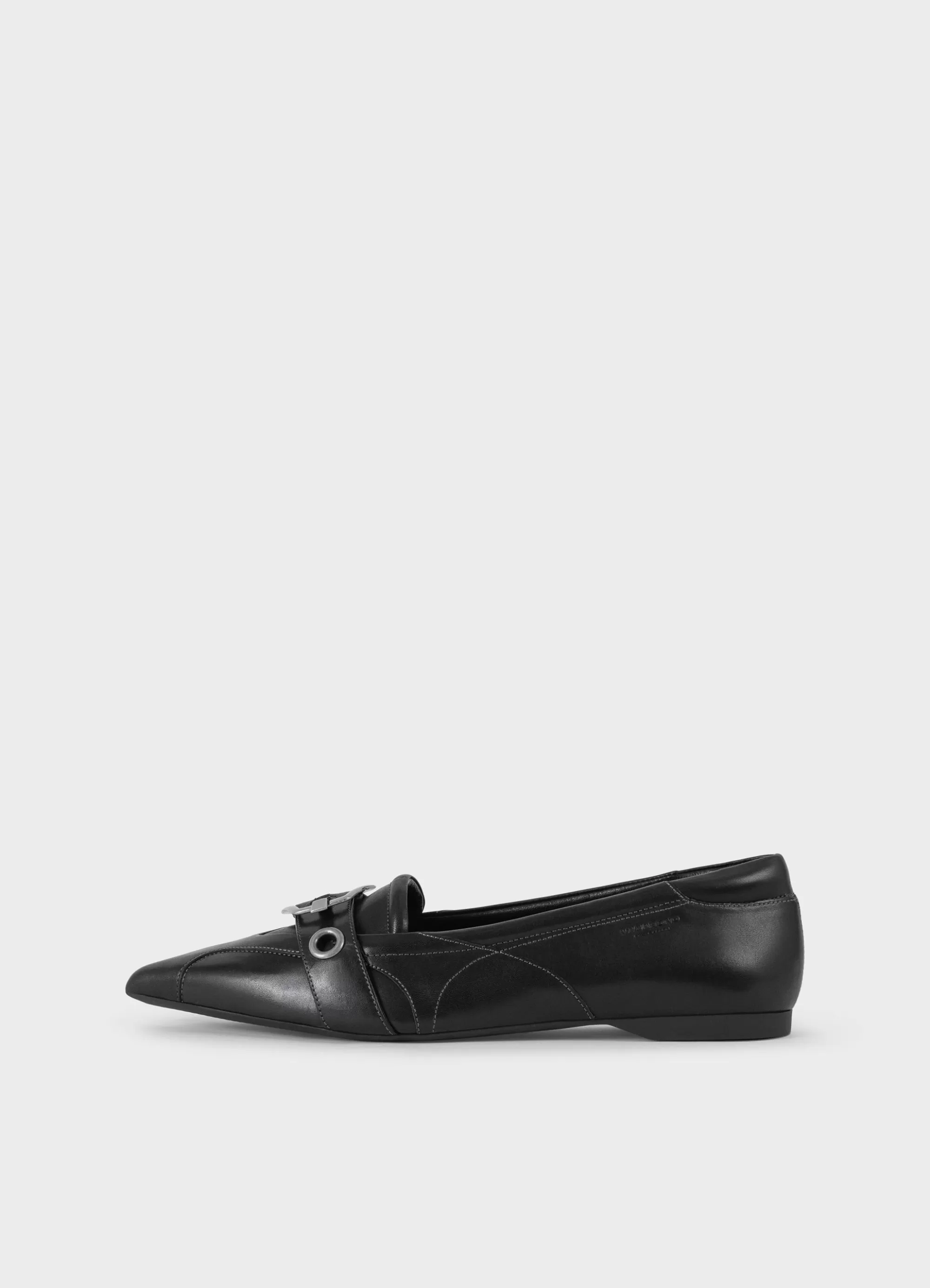 Vagabond Ballet Flats | HERMINE SHOES Blackleather