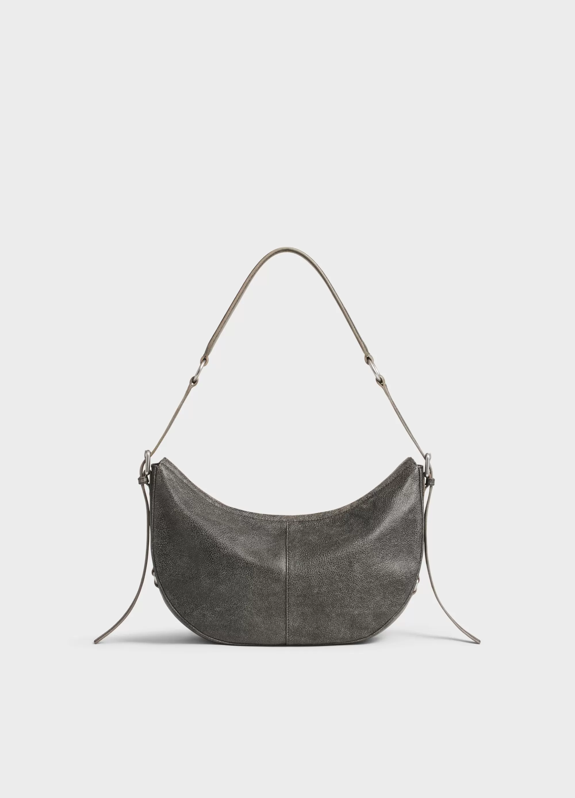 Vagabond Bags | ITAMI BAG DarkGreytextureleather