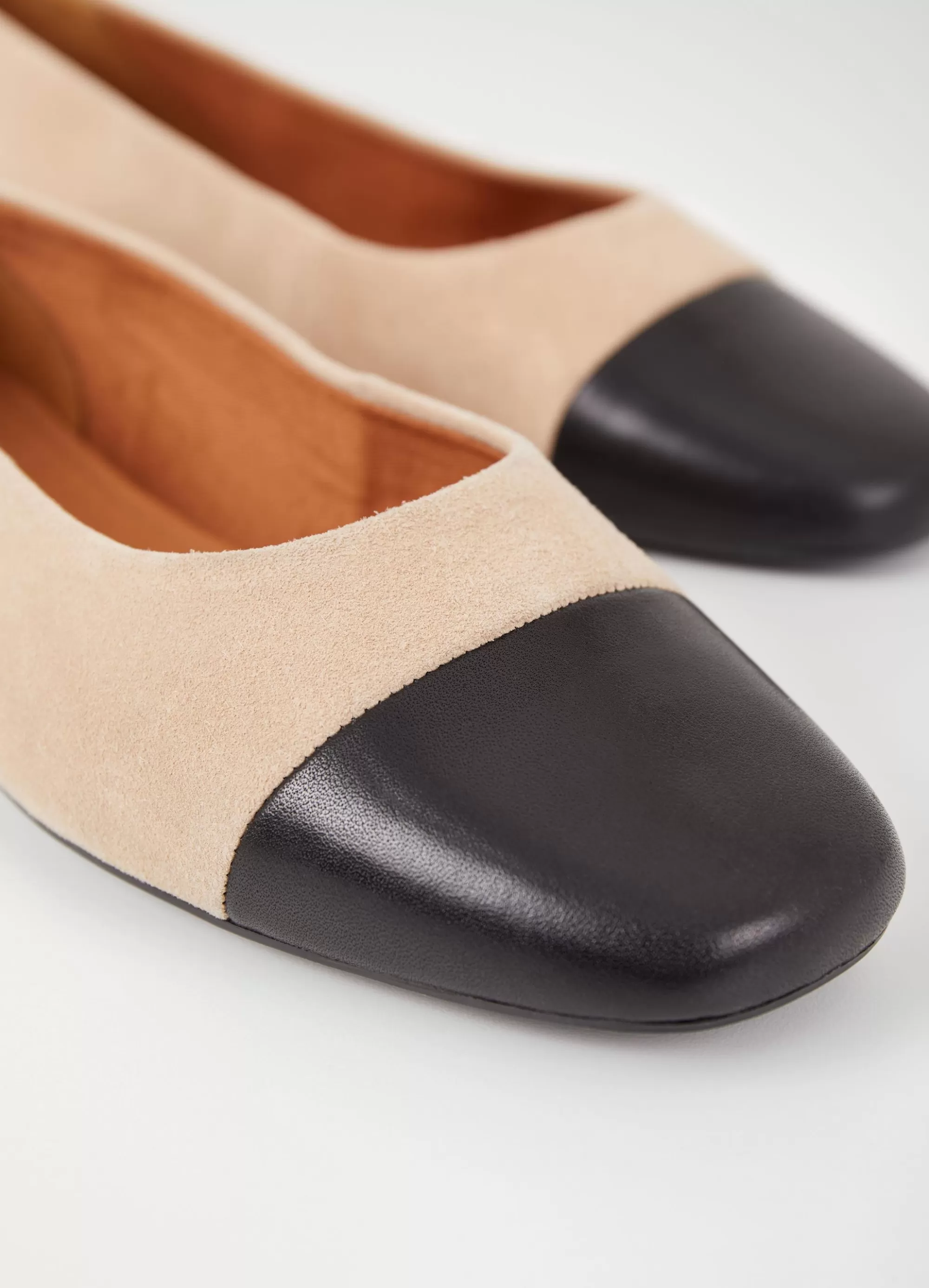 Vagabond Ballet Flats | JOLIN SHOES Beigesuede/leather