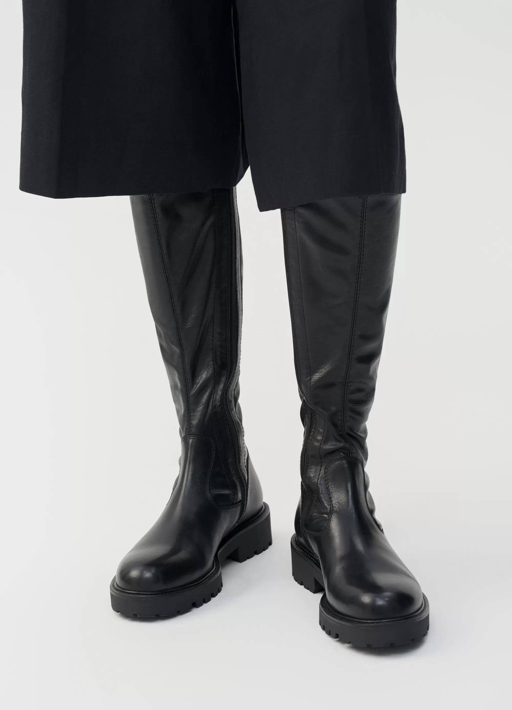 Vagabond Tall Boots | Boots | KENOVA TALL BOOTS Blackleather/comb