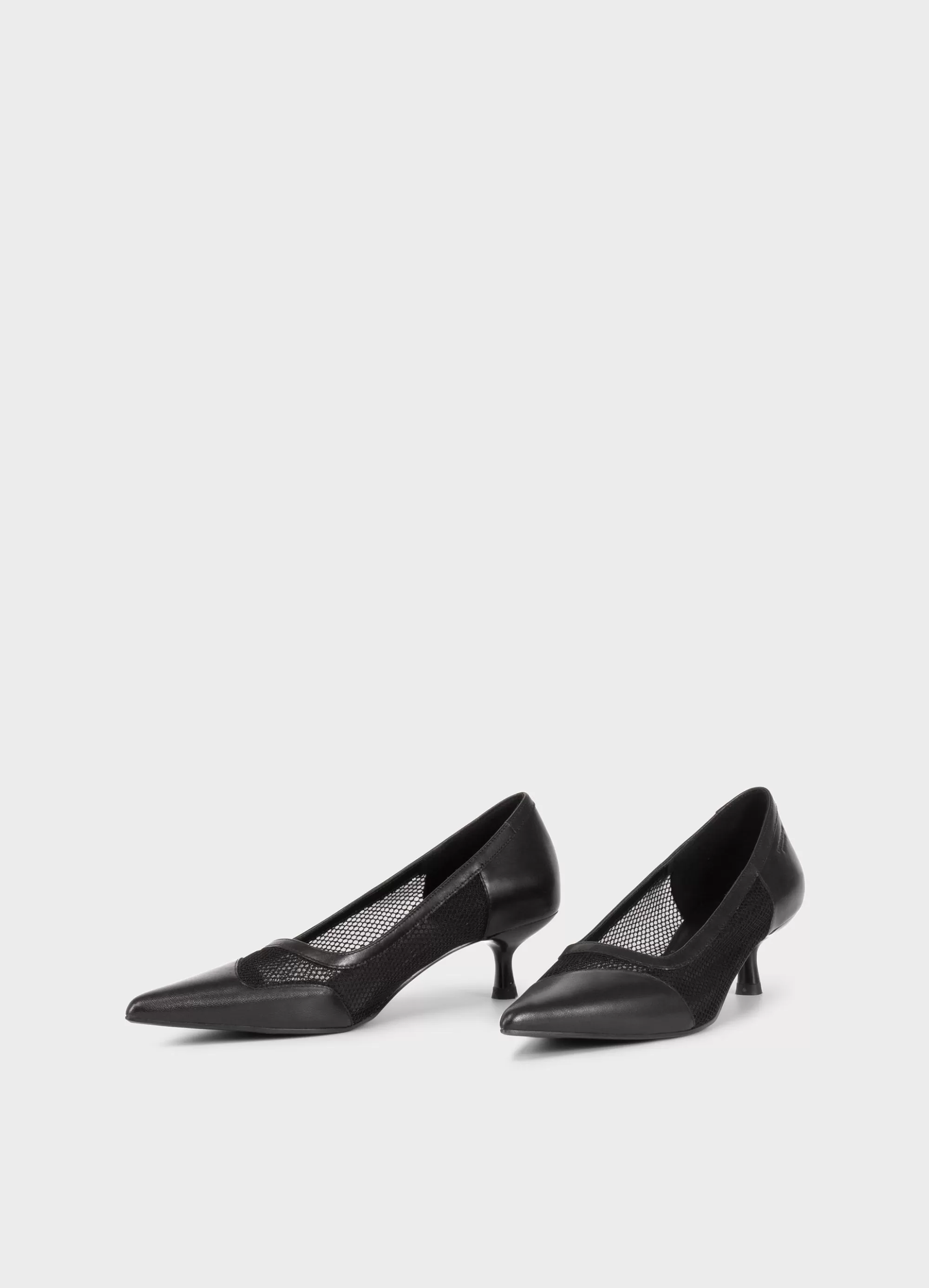 Vagabond Pumps | LYKKE PUMPS Blackleather/mesh