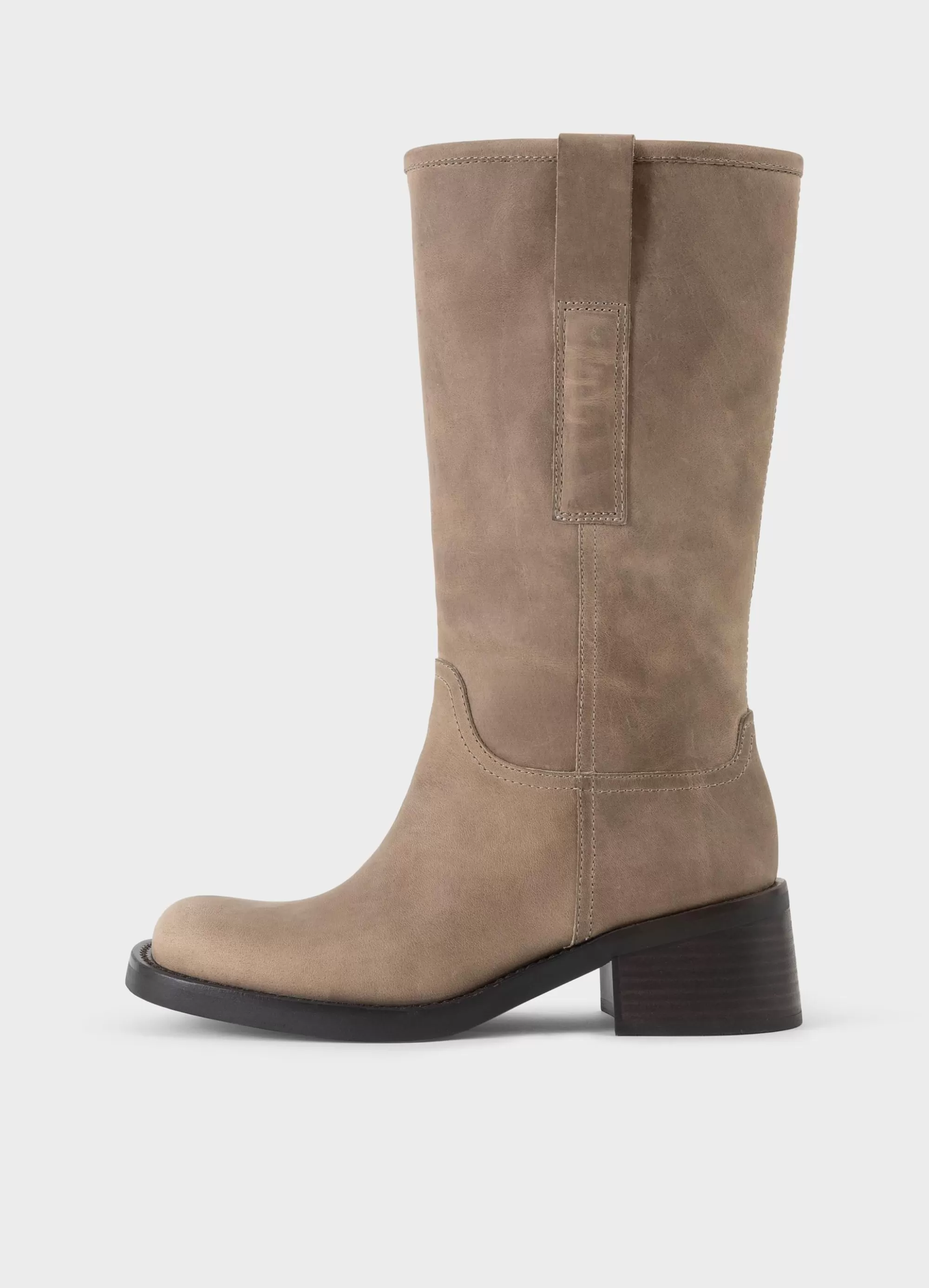 Vagabond Tall Boots | Boots | NOUR TALL BOOTS LightBrownoilynubuck