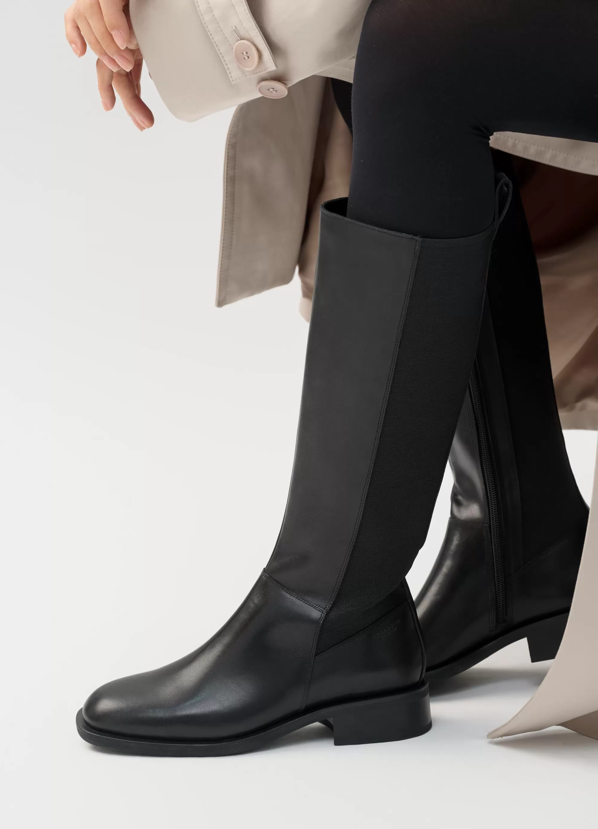 Vagabond Tall Boots | Boots | SHEILA TALL BOOTS Blackleather