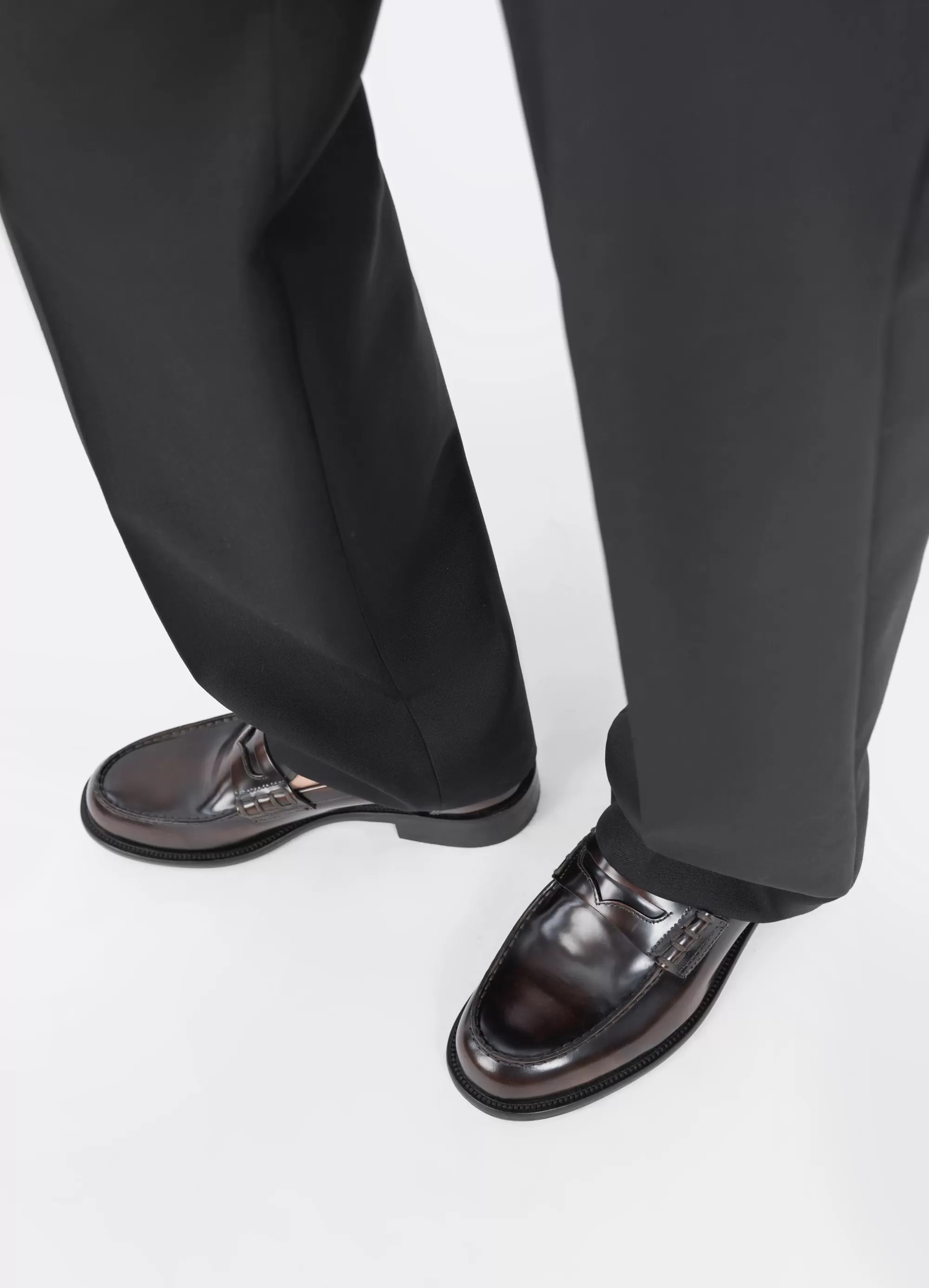 Vagabond Loafers | STEVEN LOAFER DarkRedpolishedleather