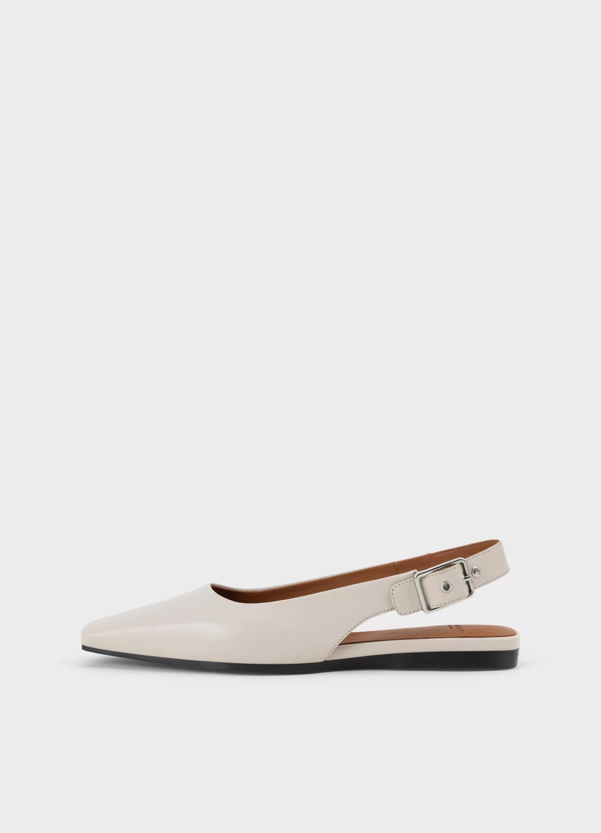 Vagabond Slingbacks | Ballet Flats | WIOLETTA SHOES Off-Whiteleather